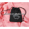 Jewelry use canvas bag with flexible string